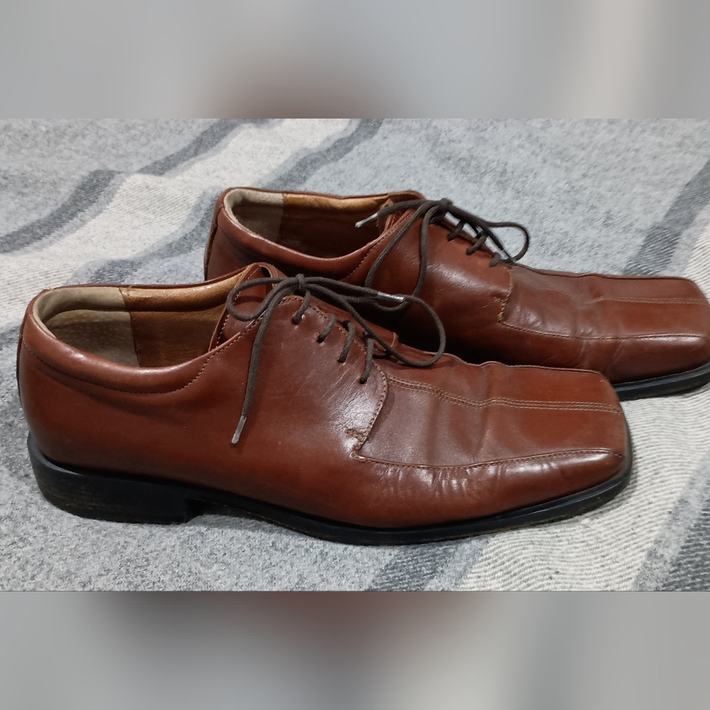 Vero Cuoio Brown leather dress shoes size 44 Italy